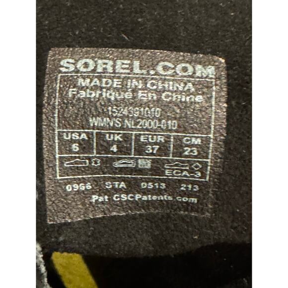 Sorel Women's Black Waterproof Scotia Lace Boot Size 6 - Picture 9 of 9